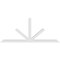 Ekena Millwork Saratoga Architectural Grade PVC Gable Bracket, 96"W x 40"H x 4"D x 4"F, 10/12 Pitch GBP096X40X0404SAR00 - alternate 5